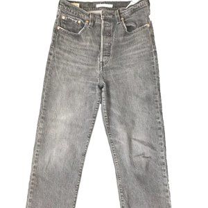 Levi's Ribcage Straight Ankle Jeans SZ 28